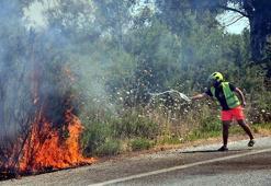 Selçuk'ta yeni yangın; alevler büyümeden söndürüldü