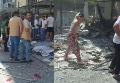 Patlamanın ardından yaşanan panik anları kameralara yansıdı