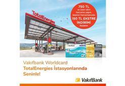 TotalEnergies ve M Oil istasyonlarından VakıfBank kredi kartı sahiplerine 150 TL ekstre indirim