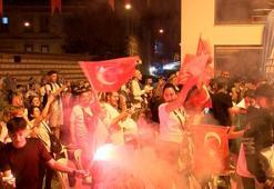 İstanbul'da A Milli Futbol Takımı'nın galibiyeti coşkuyla kutlandı