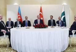 Cumhurbaşkanı Erdoğan, Türkiye-Azerbaycan-Pakistan üçlü görüşmesine katıldı