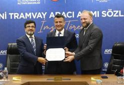 Samsun’da 2 milyar TL ihaleli 10 yeni tramvay için sözleşmeler imzalandı