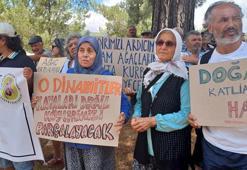 Orman arazisine mermer ocağı ÇED toplantısına, bölge halkından tepki