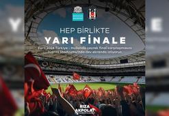 Hollanda-Türkiye maçı Beşiktaş Tüpraş Stadyumu'nda yayınlanacak