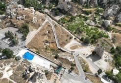 Kapadokya'da ilk kez kayadan oyma mezar olmayan nekropol alana ulaşıldı