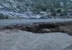 Sivas’ta dolu ve sağanak sele neden oldu; ekili araziler zarar gördü