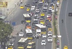 Şişli'de sara nöbeti geçiren motosiklet artçısı, İETT Otobüsünün önüne düştü