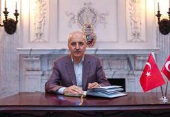 Kurtulmuş, Türkiye’nin Washington Büyükelçiliği’ni ziyaret etti