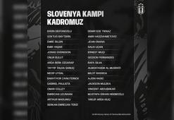 Beşiktaş’ın Slovenya kamp kadrosu belli oldu