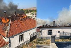 Tek katlı evde çıkan yangında anne ile oğlu öldü