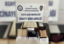 Polisin durdurduğu araçta, 223 yıllık el yazması Kur’an-ı Kerim ele geçirildi