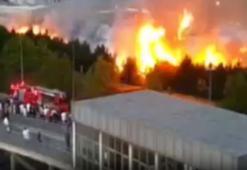 Atatürk Havalimanı’nda otluk alanda çıkan yangın kontrol altında