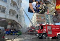 Esenyurt'ta yangın: 1 itfaiye eri dumandan etkilendi