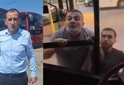 Ankara'da otobüs şoförüne sopalı saldırı kamerada