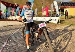 Milli sporcu Ekin Ereke, bisiklette U23 Türkiye şampiyonu oldu