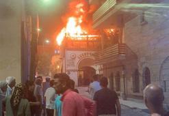 Nevşehir'de butik otelin terasında yangın