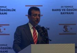 İmamoğlu: Kıbrıs, siyasi kutuplaşmalara malzeme edilmeyecek kadar hayatidir