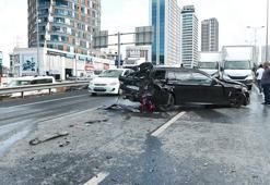 Esenyurt Haramidere bağlantı yolunda ikinci zincirleme trafik kazası