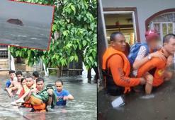 Filipinli ekipler, batan ve sızıntı yapan petrol tankerine müdahale ediyor
