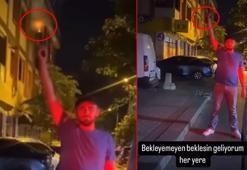 Gaziosmanpaşa'da silahla havaya ateş edip sosyal medyada paylaştı