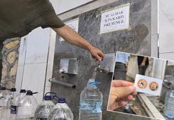 Mahalle çeşmesinden satmak için su dolduranlara karşı 'kartlı çeşme' sistemiyle önlem