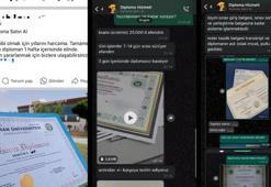 Sosyal medyada sahte lisans diploması 25 bin TL