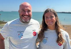 Dünya tarihinde ilk defa iki Türk sporcu aynı anda Manş Denizi'ni geçti