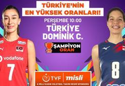 “Filenin Sultanları”nın Dominik Cumhuriyeti maçında Türkiye’nin en yüksek oranları Misli’de