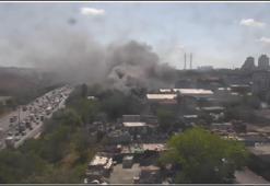 Avcılar’da geri dönüşüm tesisinde çıkan yangın kontrol altına alındı