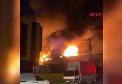 Avcılar'da mobilya fabrikasında yangın