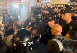 Diyarbakır'da İsrail protestosu; kahve zinciri şubesine taşlı saldırı girişimi