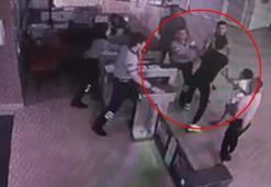 Hasta yakını gazinin, güvenlik görevlileriyle yaşadığı arbede kamerada