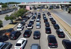Gurbetçilerin Kapıkule'de dönüş yoğunluğu
