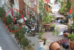 Tartıştığı komşusu felçli eşi için kaldırıma yaptığı bahçeye zarar verdi