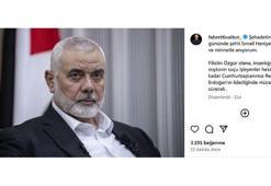 Fahrettin Altun'dan, Instagram'dan İsmail Heniye paylaşımı