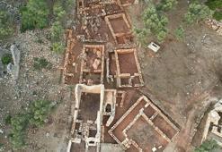 Kissebükü Antik Kenti'nde, vaftiz yapılan dini merkez ile ticari yapılar ortaya çıktı