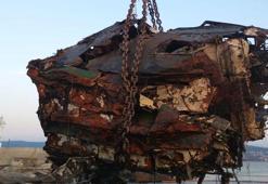 'Kafkametler' gemisinin enkaz kaldırma çalışması sona erdi; 64 kemik parçası bulundu