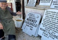 62 yıllık mezar taşı ustası, kendisi için 2 ayrı mezar taşı yaptı