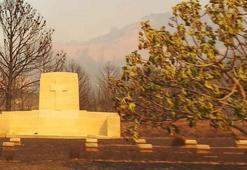 Anzak Mezarlığı yangında zarar gördü