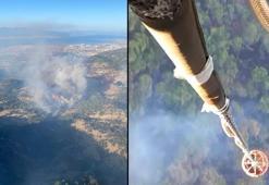 Karşıyaka'daki orman yangını; 87 ev boşaltıldı, 16 ev yandı