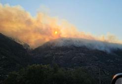 Manisa'daki orman yangını 4'üncü gününde
