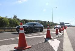 D-100'ün Bolu geçişi, ağır taşıtlara sınırlandırıldı