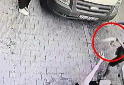 Gaziosmanpaşa'da taciz iddiası sonrası döner bıçaklı kavga kamerada