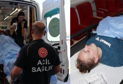 Eşini bıçaklayıp, 2 çocuğunu alarak kaçtı