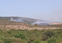 Tuzla Piyade Okulu'nda çalılık alanda çıkan yangın söndürüldü