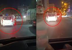 Sultanbeyli’de asker konvoyunda camdan sarkıp zik zak çizenlere 7 bin 152 lira ceza