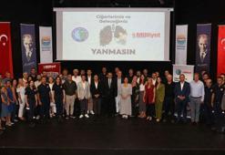 Marmaris'te 'Ciğerlerimiz ve ormanlarımız yanmasın' konulu toplantı yapıldı