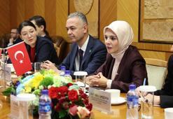 Bakan Göktaş, Moğolistanlı mevkidaşıyla bir araya geldi