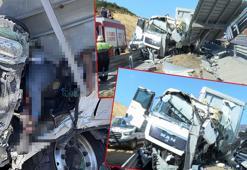 Çekmeköy'de refüje çarpan TIR'ın şoförü hayatını kaybetti