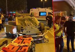 Takla atan otomobilin alkollü sürücüsünün arkadaşı: Yarın askere gidiyor, alkolmetreyi üflemesin